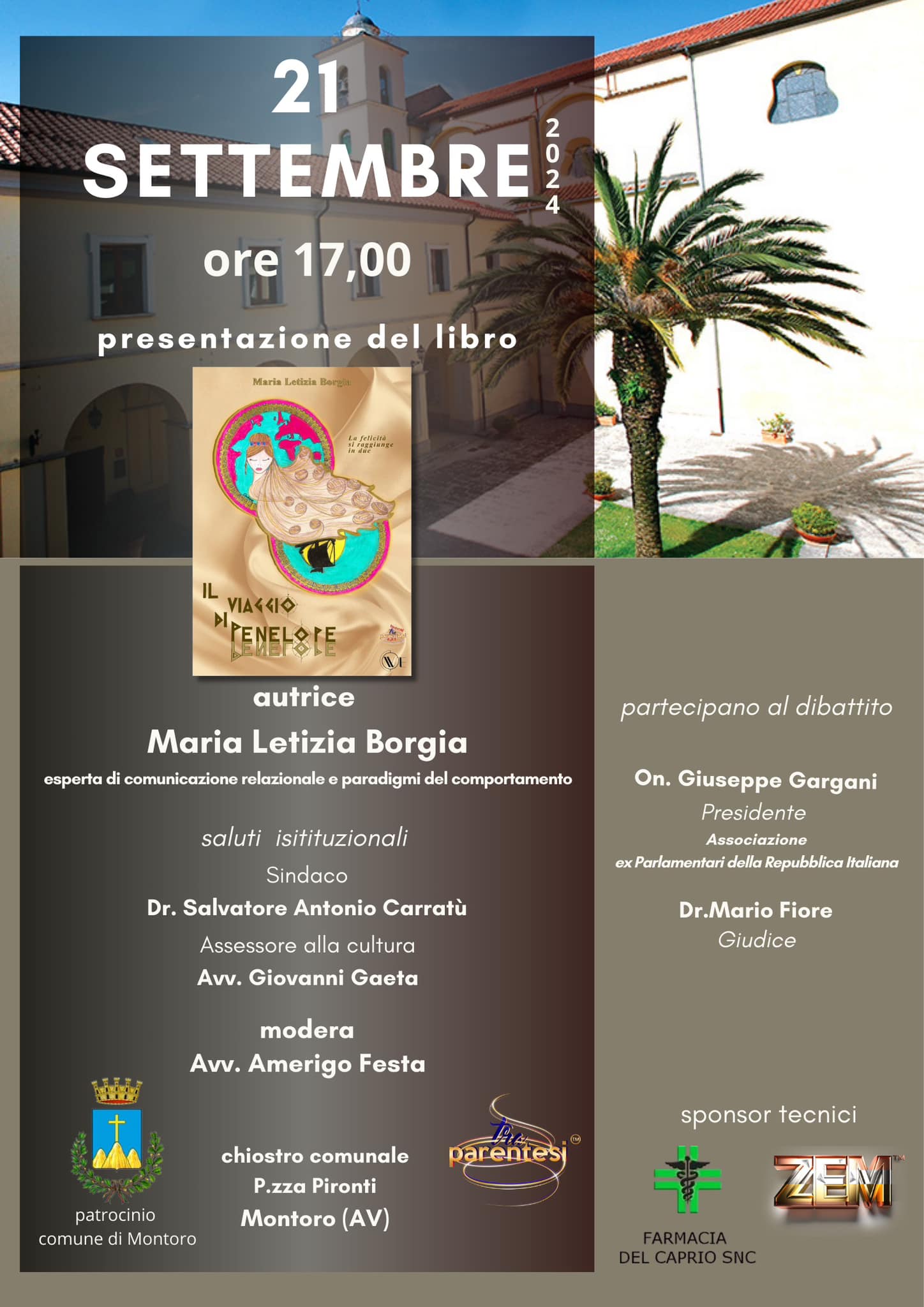 21/09/2024 - Presentazione del libro "Il viaggio di Penelope"